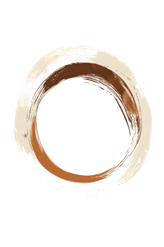 Abstract Beige and Brown Circular Design png