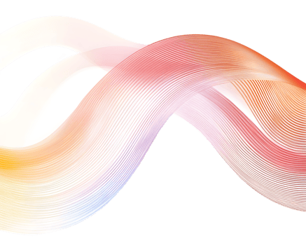 Abstract Colorful Wave with Transparent Background png
