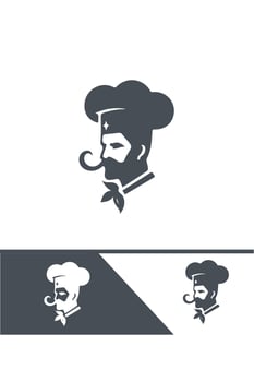 The Gourmet Kitchen Chef logo vector