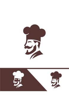 Flavors Feasts Chef logo vector