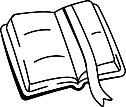 Personal journal icon in drawing style vector