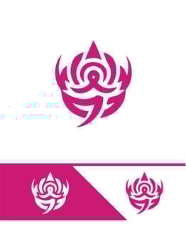 Tribal Rhythm tribal logo design vector