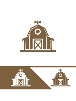 Earths Harvest Fields FARM FIELD logo vector