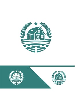Orchard Fields FARM FIELD logo vector