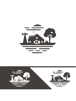 The Harvest Field FARM FIELD logo vector