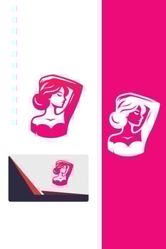 Serenity Flaminine Girl Logo vector