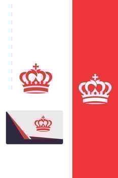 Rulers Tiara royal crown logo vector