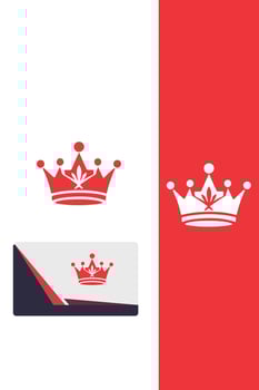 Royal Jewel of Time royal crown logo vector