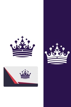Emperors Diadem royal crown logo vector