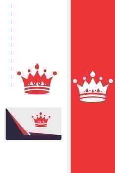 Regal Diamond royal crown logo vector