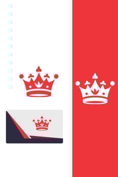 Eternal Diadem royal crown logo vector