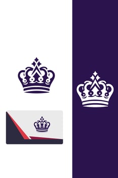 Regal Sovereignty royal crown logo vector