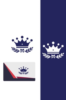 Kings Majesty royal crown logo vector