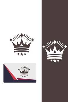 Crown of Power royal crown logo vector