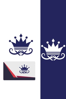 The Queens Crown royal crown logo vector