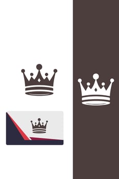 Tiara of Sovereignty royal crown logo vector