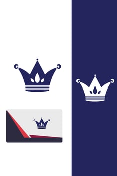 Kingdom Crest royal crown logo vector