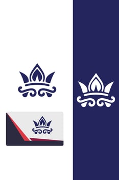 Regal Kingdom royal crown logo vector