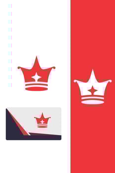 Mystic Diadem royal crown logo vector