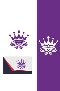 Glorious Diadem Royal Crown logo vector