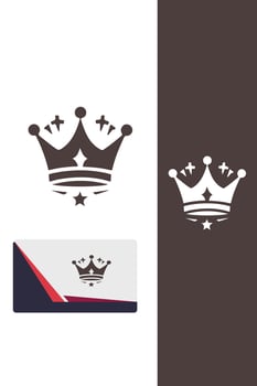 Crown of Elegance Royal Crown logo vector