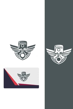 Jetset Wings Piston Wings logo vector