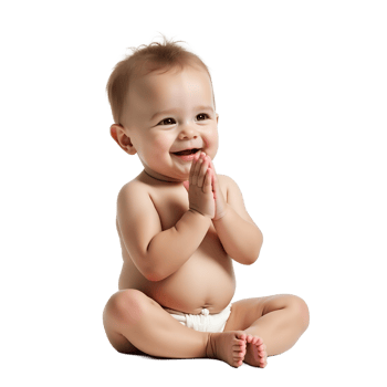 Cute Baby with Happy Expression Professional Stock Photography png