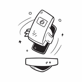 Flat Smartwatch with Holographic Time Display concept as Vertical shot of a smartwatch on a white background with a glowing holographic time display floating above it creating a sl pure vector