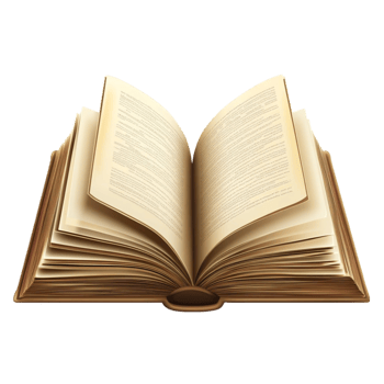Classic Book Opened in the Middle png