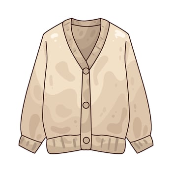 illustration of Cardigan vector