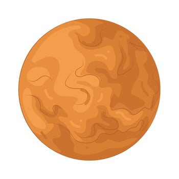 Illustration of a mars vector