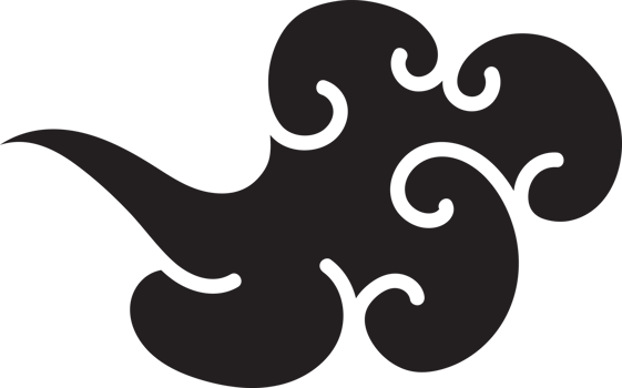 Cloud elegant style black color style png