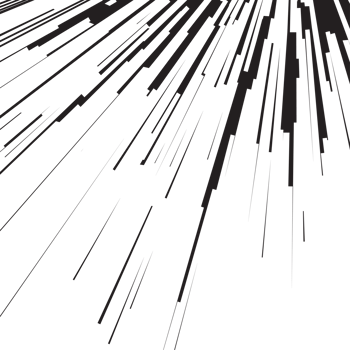 Comic book speed lines black color for card png