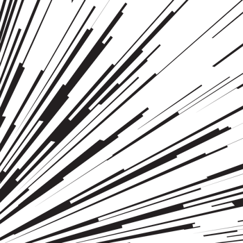 Comic book speed lines black color for social media png