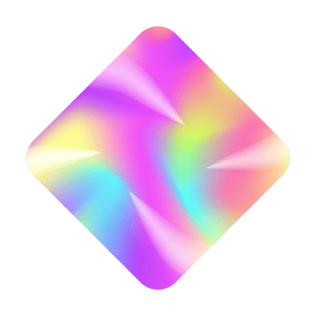 Holographic sticker template colorful trrendy style png