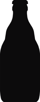 Vine bottle icon black color isolated png