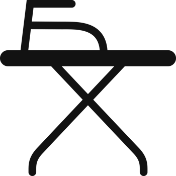 Iron icon line black color png