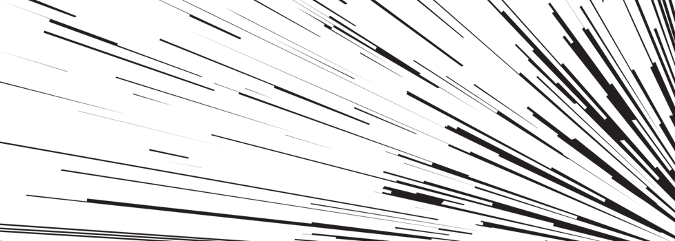 Comic book speed lines black color stripe isolated png