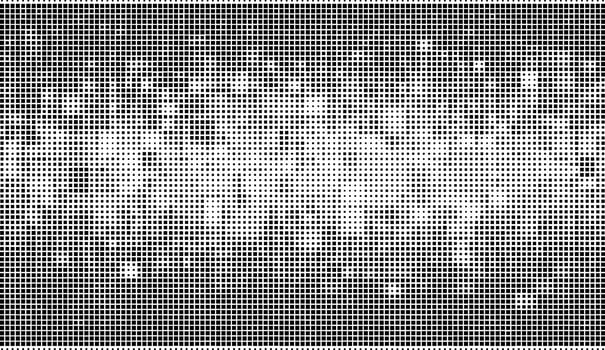 Small square pixel halftone patterns vector