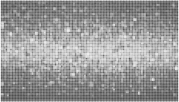 black and white halftone patterns vector