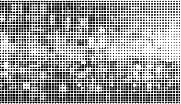 Square rectangle halftone pattern vector