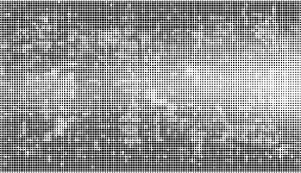 Black and white rectangle halftone patterns vector