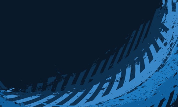 Blue abstract grunge brush stroke racing background for car wrap sticker vector