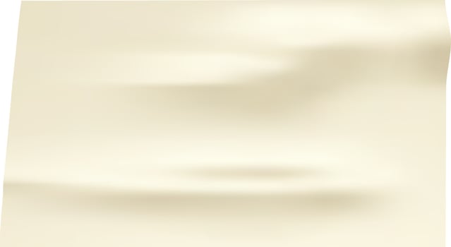 Beige sheet of paper featuring delicate wrinkles and soft shadows, creating a smooth and elegant background perfect for various design projects and artistic presentations vector
