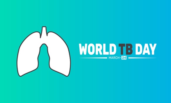 On World Tuberculosis Day learn the symptoms and support efforts to stop TB spread Early detection saves lives vector