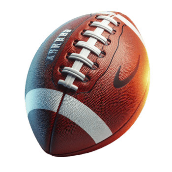 Realistic American Football Ball png