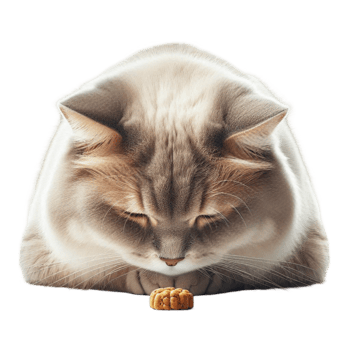 Sleepy Cat Resting on Paws png
