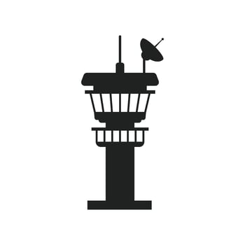 Control tower icon illustration vector