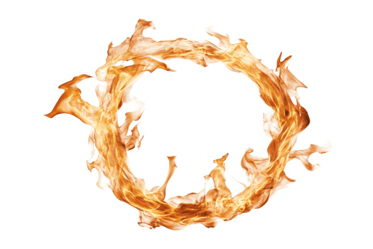 Dynamic fire circle png