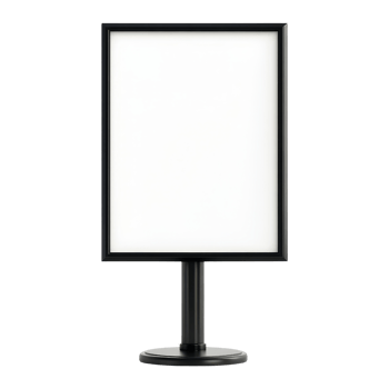 Digital advertising sign mockup isolated png